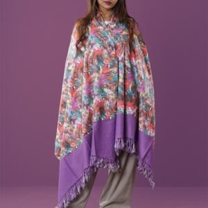 Elegant Digital Print Woolen Shawl-0063