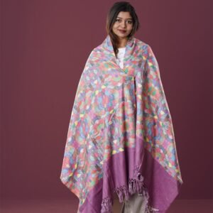 Elegant Digital Print Woolen Shawl-0064