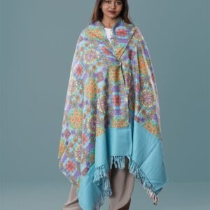 Elegant Digital Print Woolen Shawl-0077