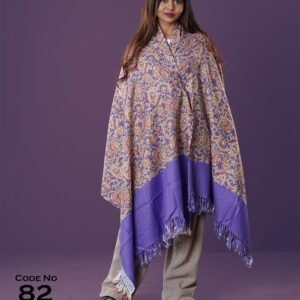 Elegant Digital Print Woolen Shawl-0082
