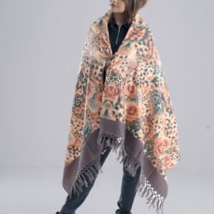 Elegant Digital Print Woolen Shawl-0044