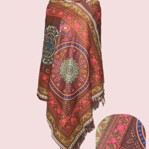 Elegant Digital Print Woolen Shawl-0073